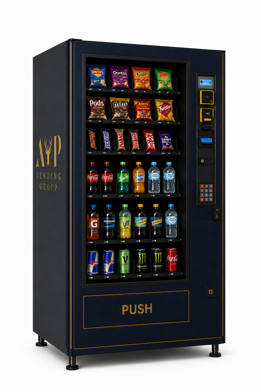 AP Vending Group 4 Wide machine
